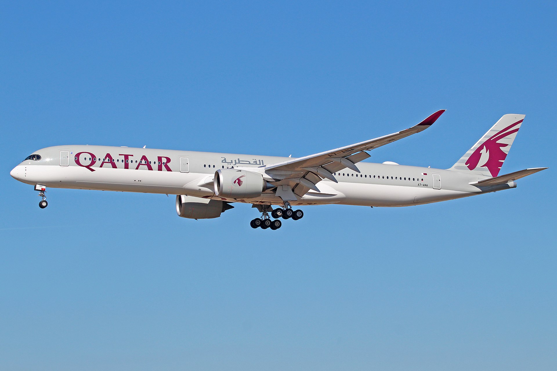 Qatar Airways aircraft — Wikimedia Commons (Wikipedia summary) photo