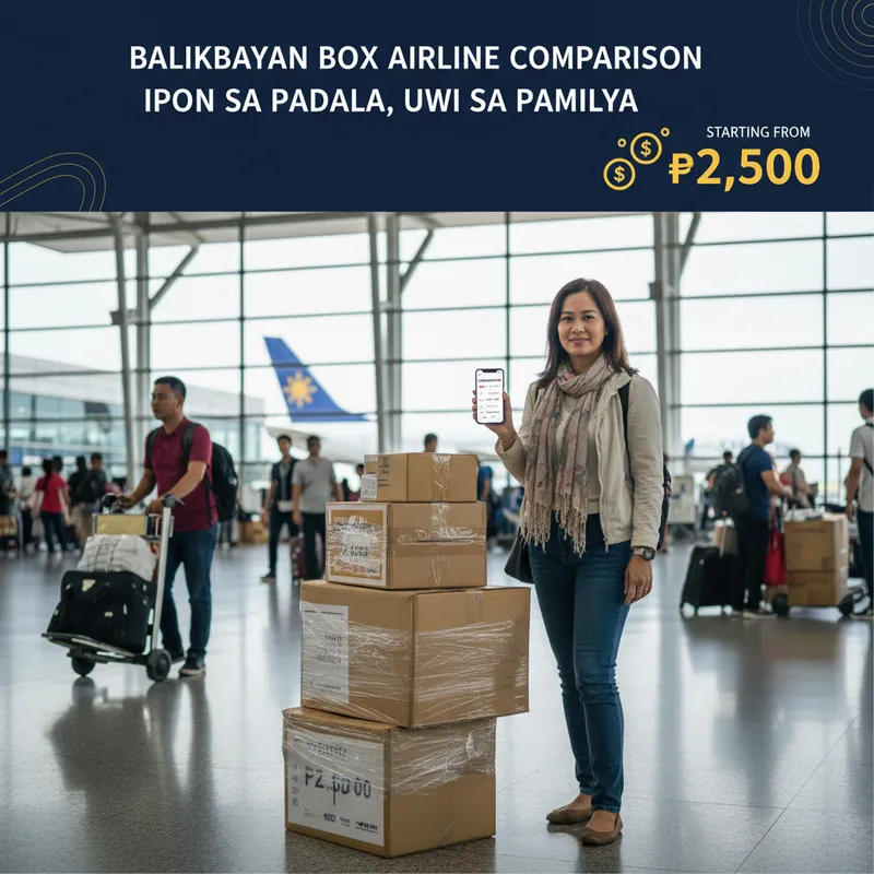 Pinakamagandang Airline para sa Balikbayan Box