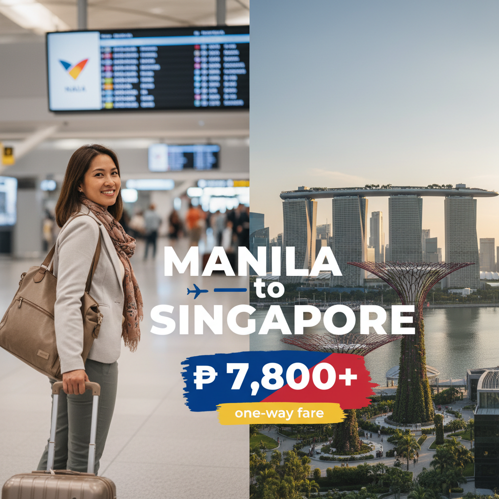 Flight from Manila to Singapore