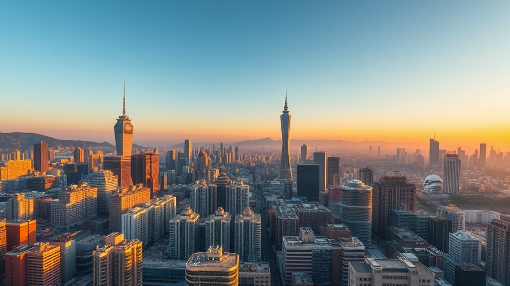 AI-illustrated cityscape of Seoul