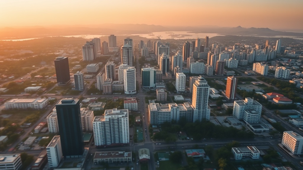 AI-illustrated cityscape of Masbate